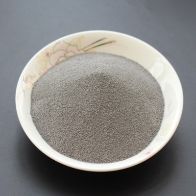 Reduced iron powder for making iron additive tablets in aluminum alloy industry